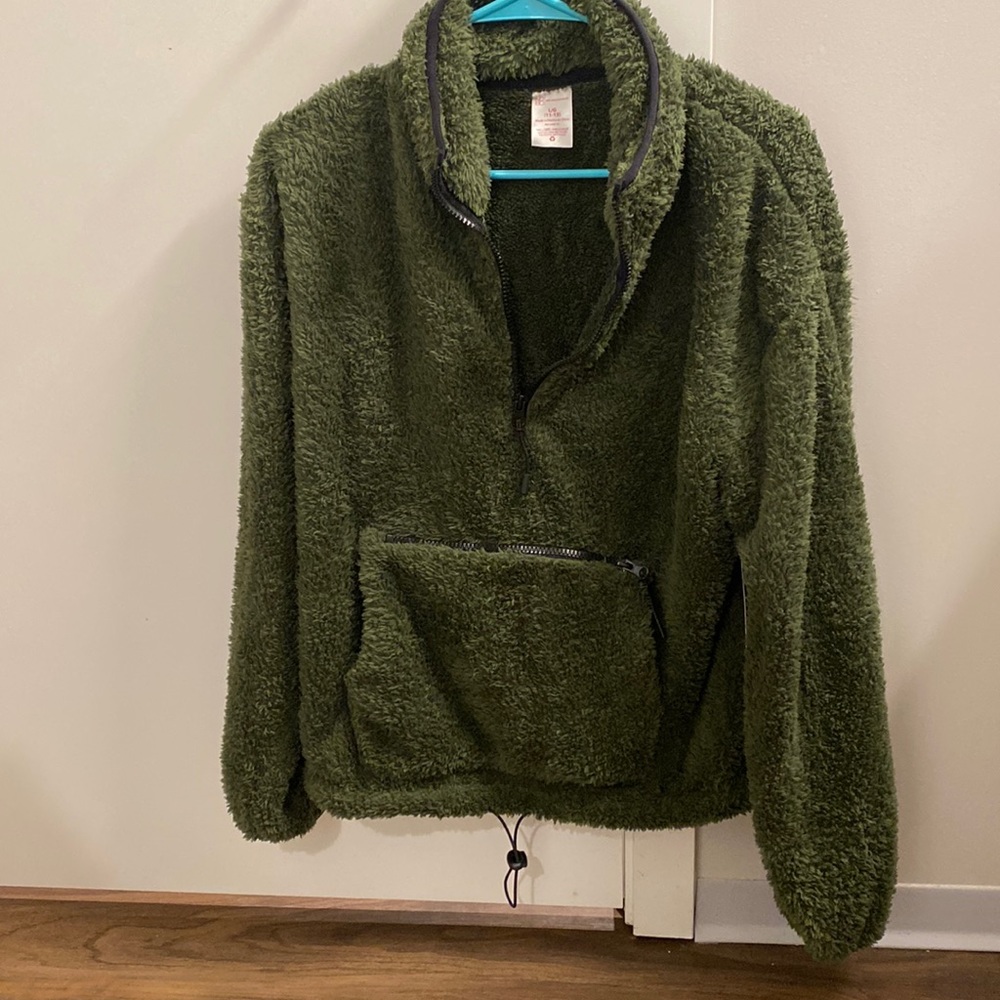 Olive green hoodie